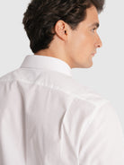 CAMISA POPELINE BRANCA MANGA COMPRIDA CLASSIC FIT MR. BLUE