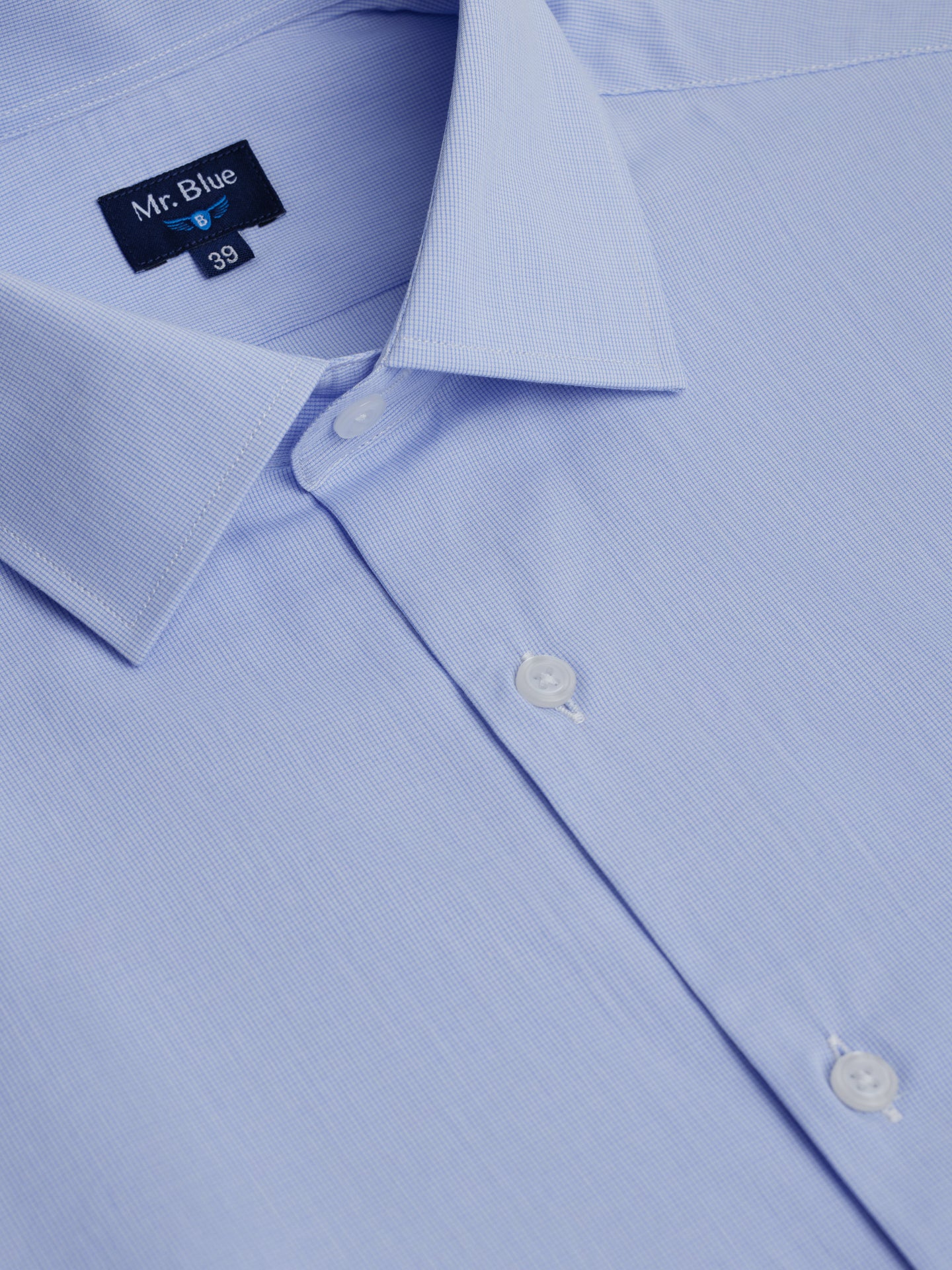 CAMISA AZUL CLASSIC FIT MR. AZUL