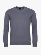 PULLOVER FINO AZUL MANGA COMPRIDA REGULAR FIT MR. BLUE