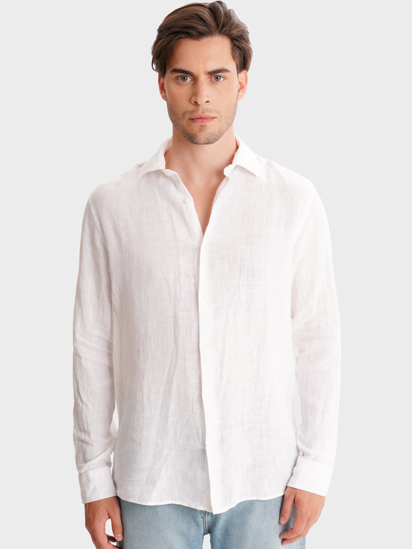 Camisas MarkBellucci Linho Mr. Blue