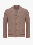 PULLOVER LÃ MERINO BEGE MANGA COMPRIDA REGULAR FIT MARK BELLUCCI