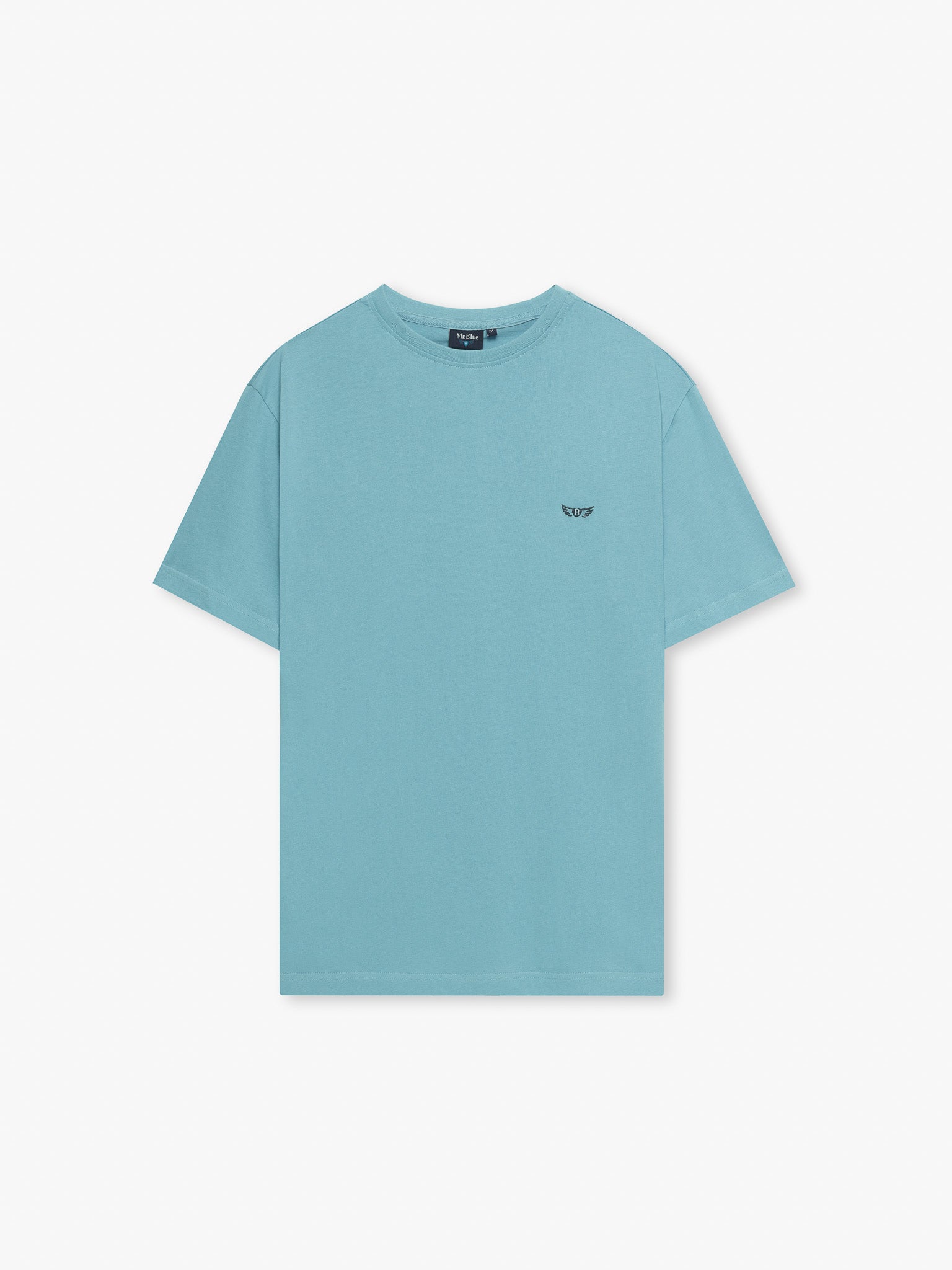 T-SHIRT VERDE MANGA CURTA REGULAR FIT MR. BLUE