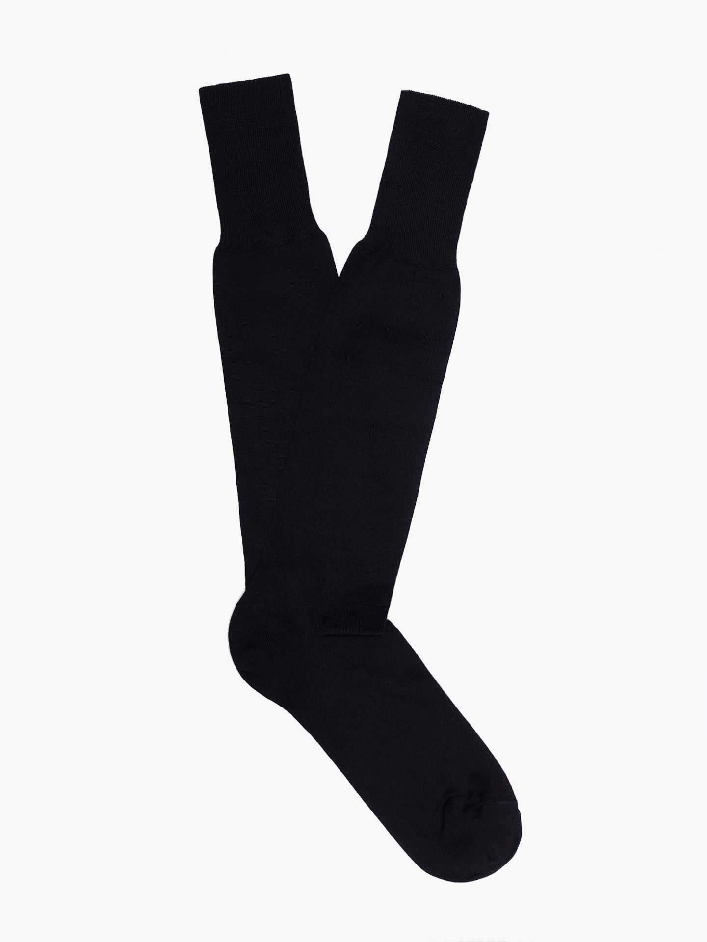 MEIAS ALGODÃO PRETAS REGULAR FIT MR. BLUE