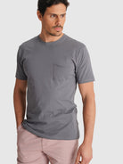 T-SHIRT AZUL MANGA CURTA REGULAR FIT MR. BLUE