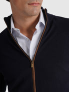 PULLOVER CAXEMIRA REGULAR FIT AZUL LISO MR. BLUE