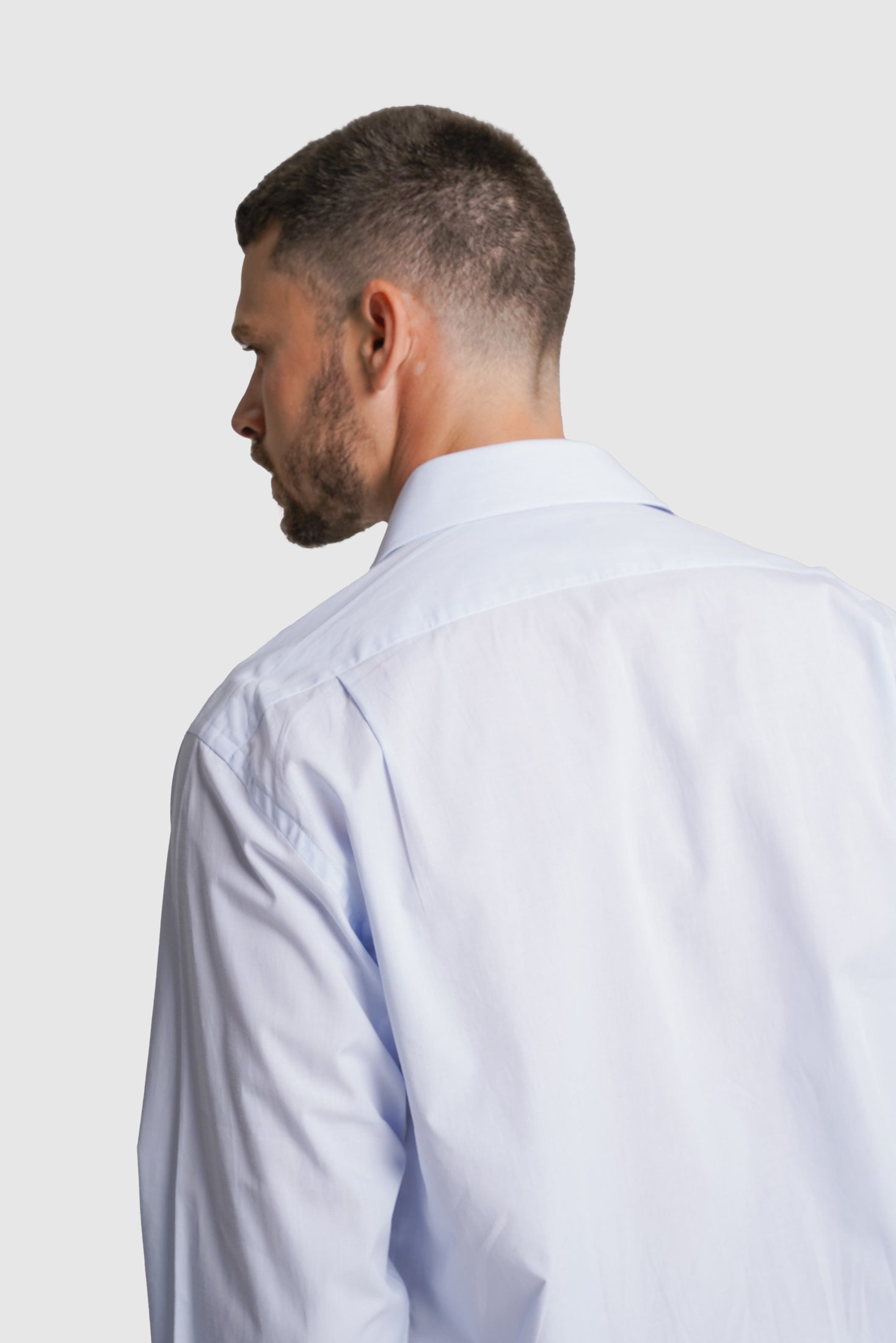 CAMISA ALGODÃO CLASSIC FIT AZUL RISCAS MR. BLUE