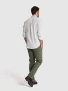 CAMISA LINHO TAILORED FIT AZUL LISA MARK BELLUCCI