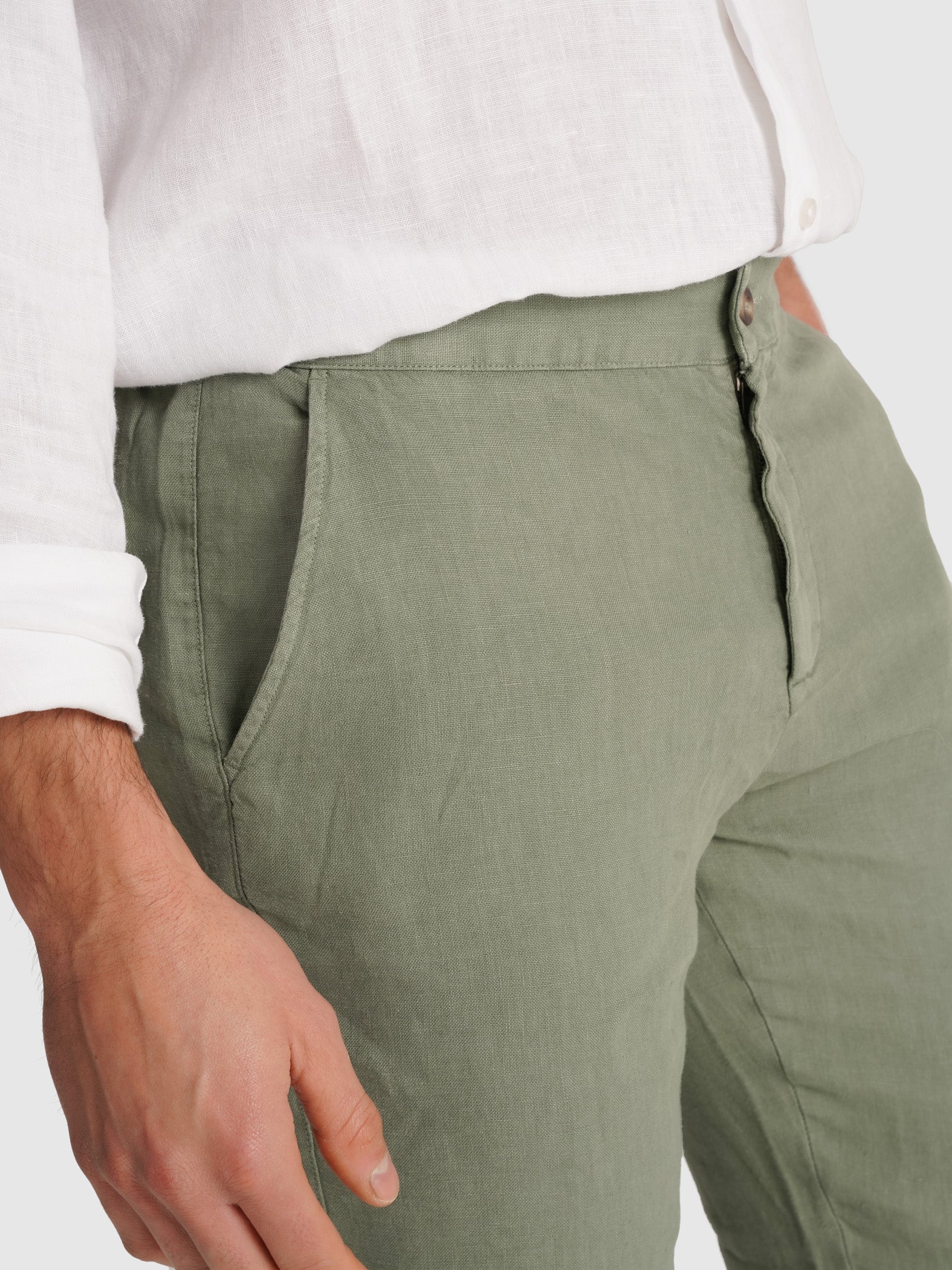 PANTALÓN REGULAR FIT VERDE MARK BELLUCCI