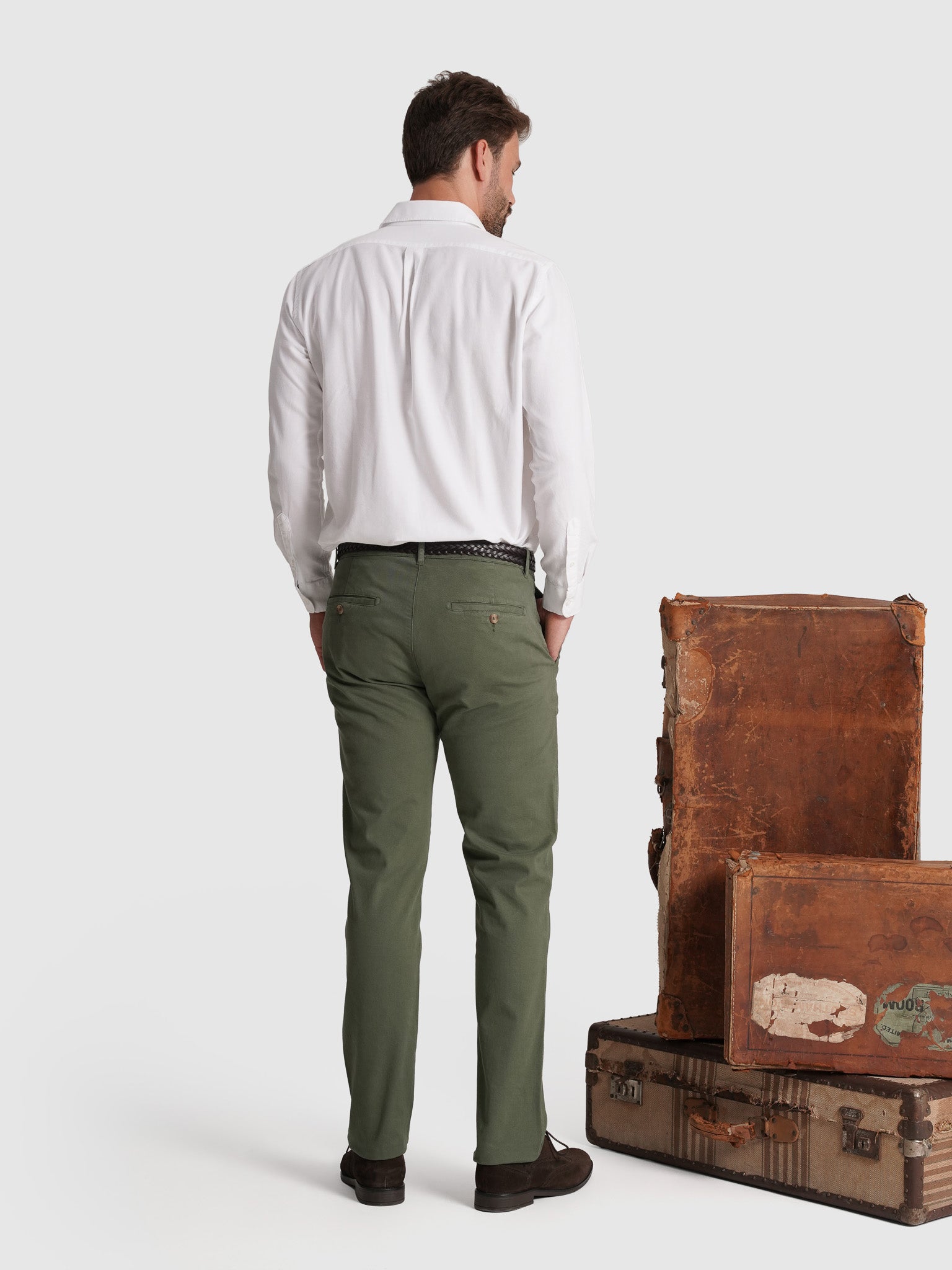 Calça Verdes Regular Fit Mr. Blue