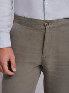 BERMUDA LINHO VERDES REGULAR FIT MARK BELLUCCI