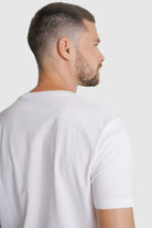 T-SHIRT ALGODÃO REGULAR FIT BRANCA LISA MR. BLUE