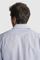 CAMISA ALGODÃO CLASSIC FIT AZUL RISCAS MR. BLUE