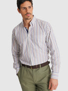 CAMISA VERDE MANGA COMPRIDA REGULAR FIT MR. BLUE