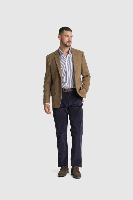 BLAZER LÃ REGULAR FIT AMARELO LISO MR. BLUE