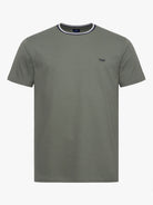 T-SHIRT ALGODÃO VERDE MANGA CURTA REGULAR FIT MR. BLUE