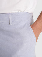 BERMUDA OXFORD AZUIS REGULAR FIT MR. BLUE