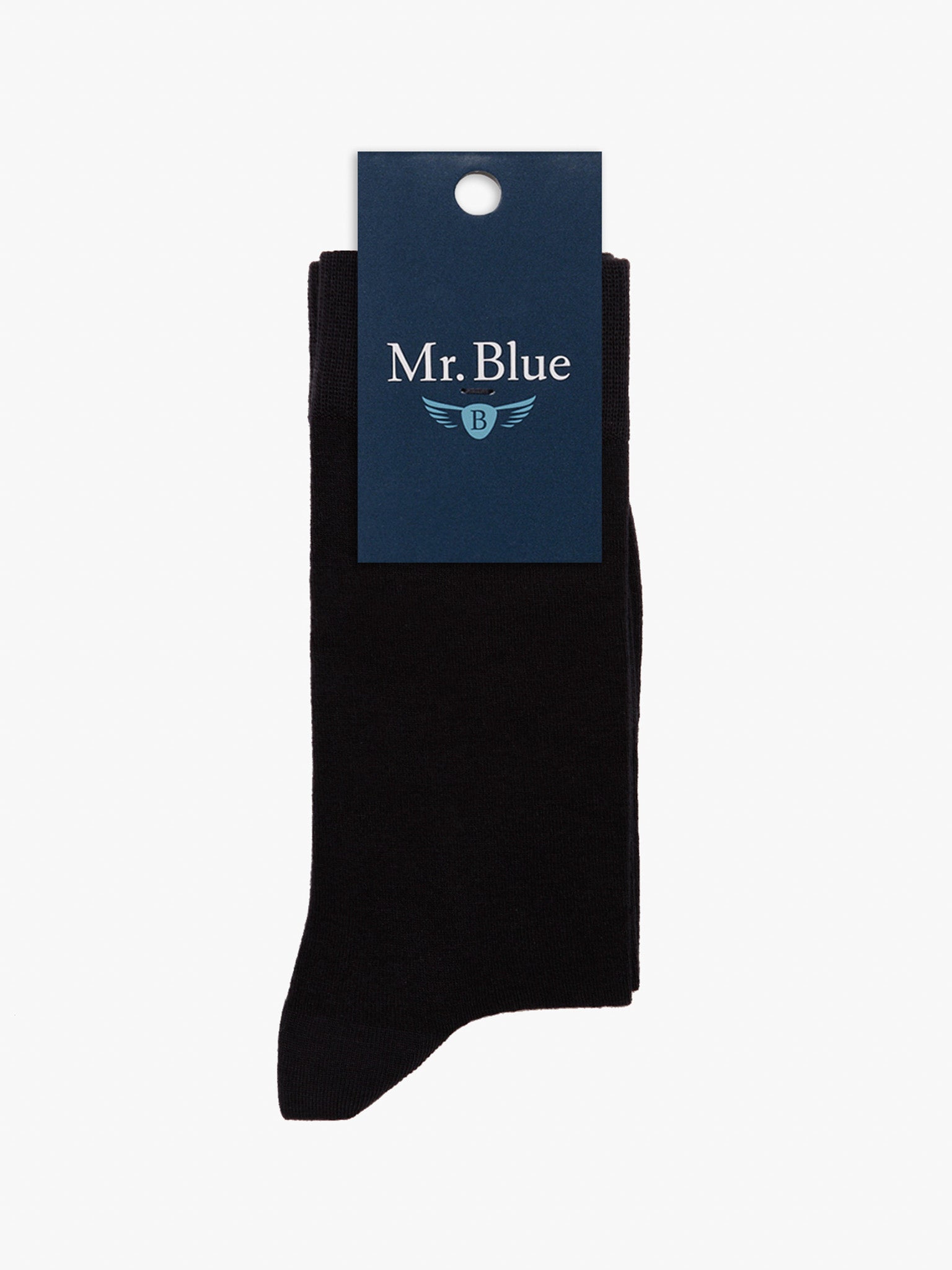 MEIAS BAMBOO REGULAR FIT CINZENTAS LISAS MR. BLUE
