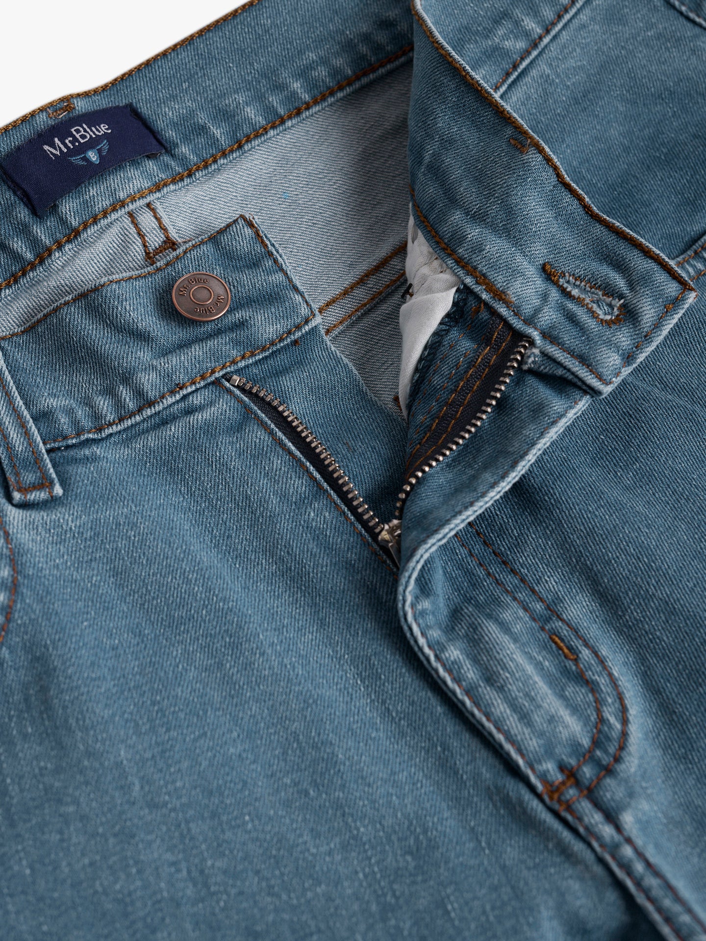 Mr. Blue Regular Fit Blue Jeans