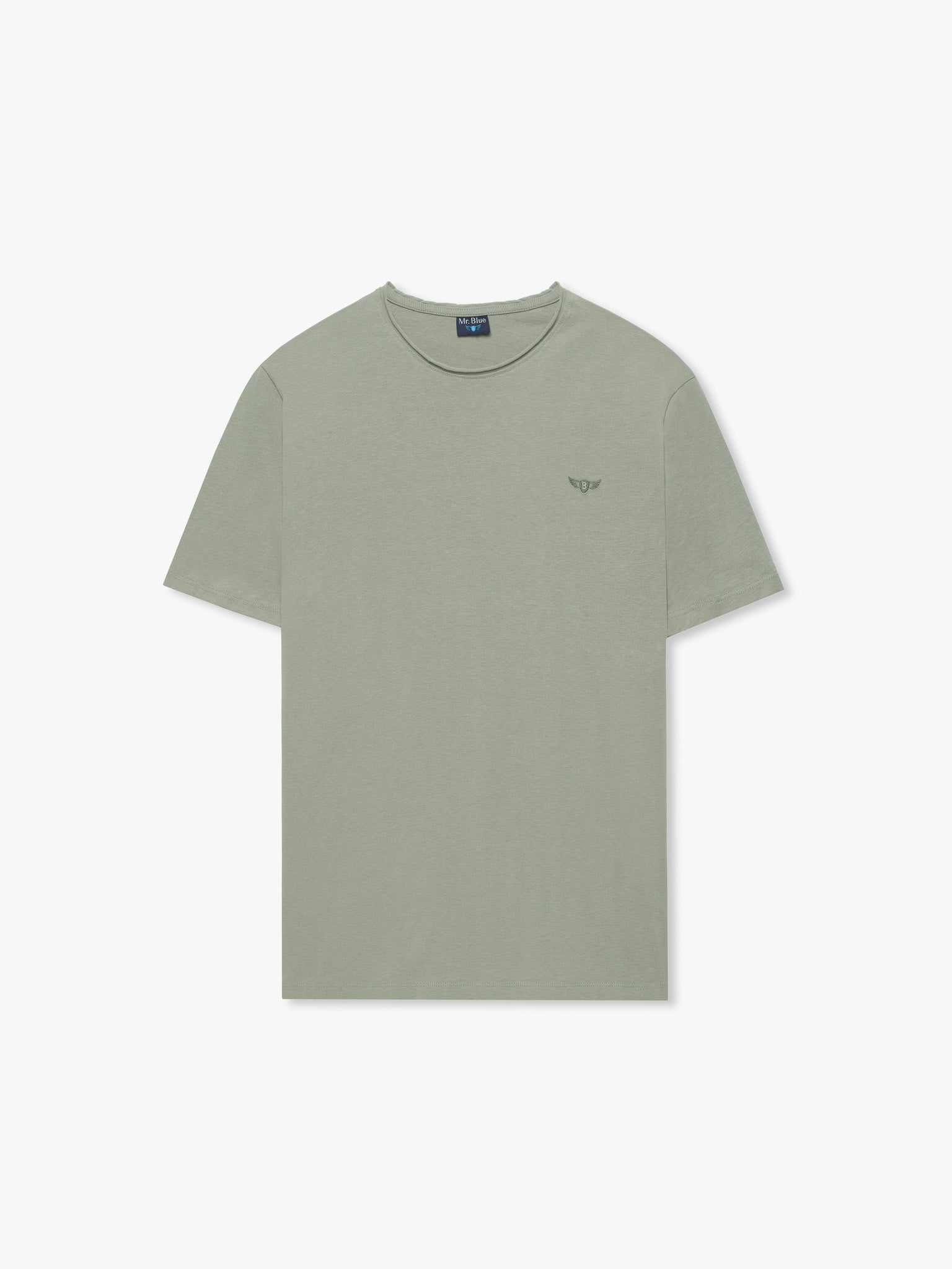T-SHIRT VERDE MANGA CURTA REGULAR FIT MR. BLUE