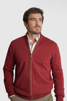 PULLOVER CAXEMIRA REGULAR FIT BORDEAUX LISO MR. BLUE