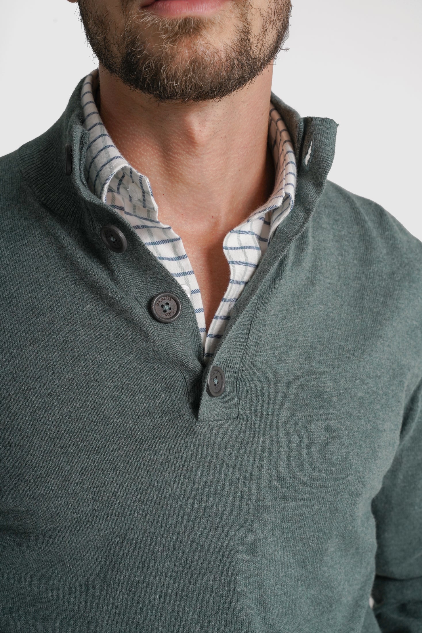 PULLOVER CAXEMIRA REGULAR FIT MR. BLUE