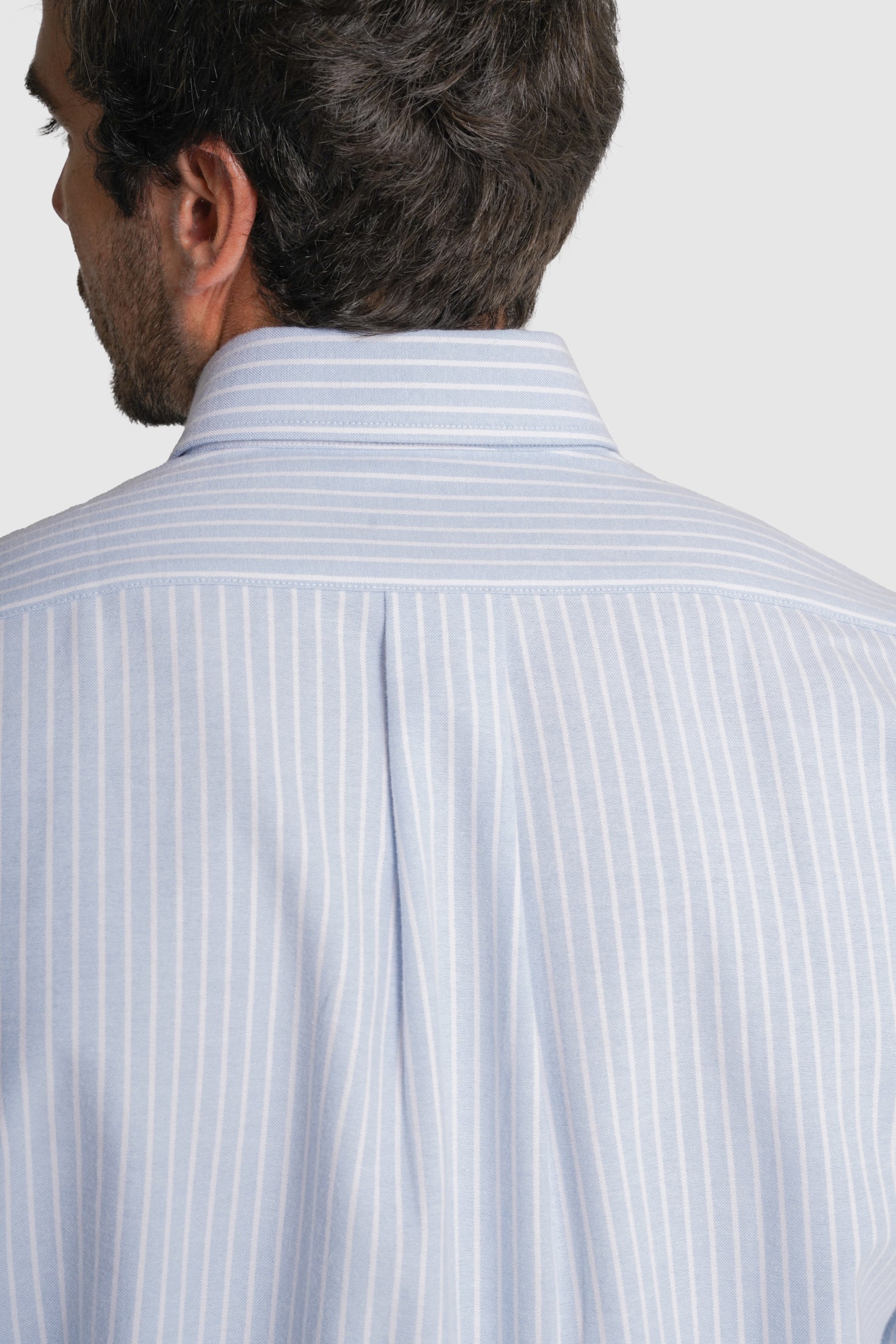 CAMISA ALGODÃO REGULAR FIT AZUL RISCAS MR. BLUE