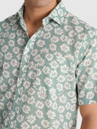 CAMISA VERDE MANGA CURTA REGULAR FIT MR. BLUE
