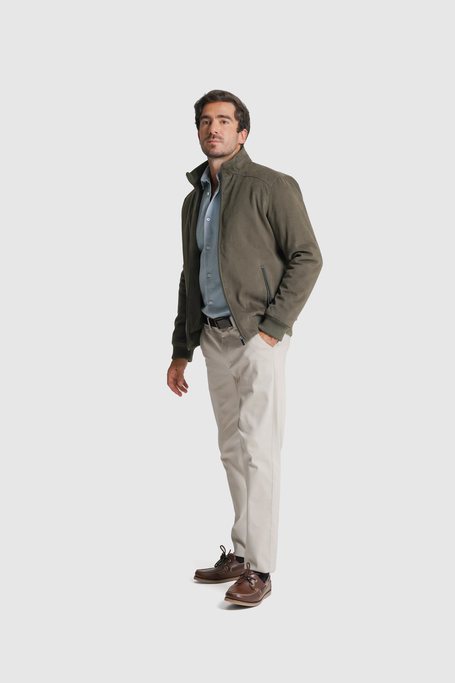 BLUSÃO OUTROS REGULAR FIT VERDE LISO MR. BLUE