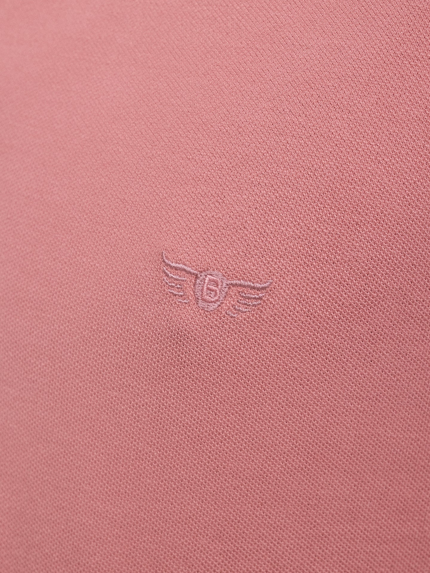 Polo Rosa Manga Curta Regular Fit Mr. Blue