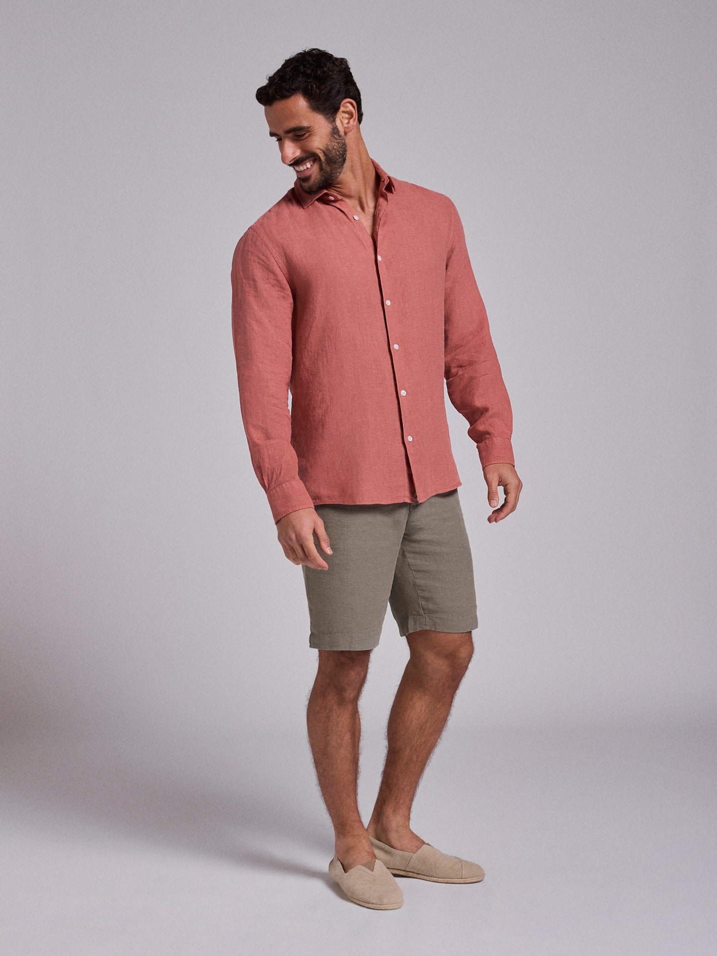 CAMISA ROSA MANGA COMPRIDA TAILORED FIT MARK BELLUCCI