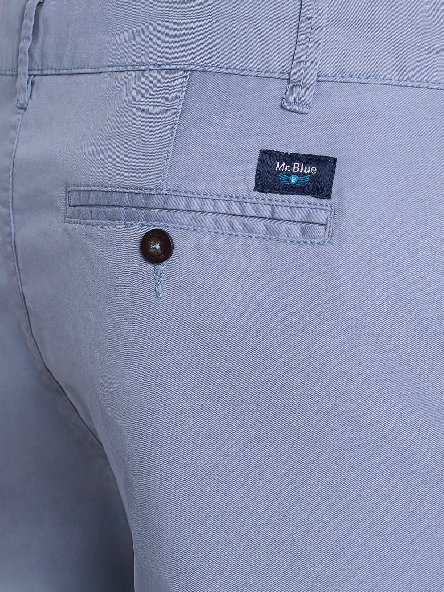 BLUE COTTON BERMUDA REGULAR FIT MR. BLUE