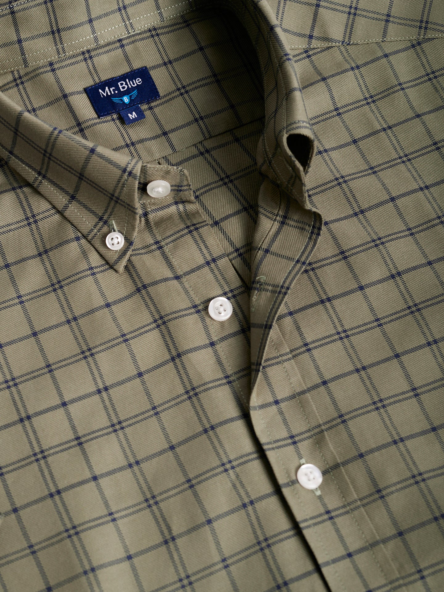 CAMISA VERDE REGULAR FIT MR. BLUE