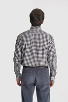 CAMISA ALGODÃO REGULAR FIT AZUL QUADRADA MR. BLUE