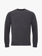 PULLOVER LÃ MERINO CINZENTO MANGA COMPRIDA REGULAR FIT MARK BELLUCCI