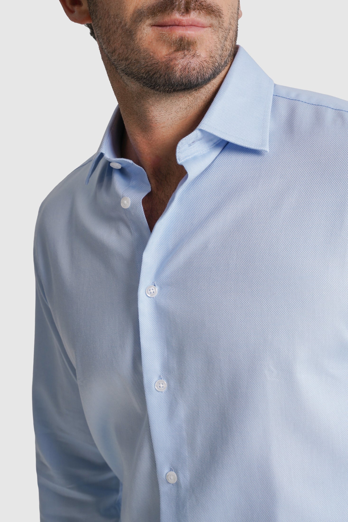 CAMISA OXFORD CLASSIC FIT AZUL LISA MR. BLUE