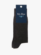 MEIAS ALGODÃO REGULAR FIT CINZENTAS LISAS MR. BLUE