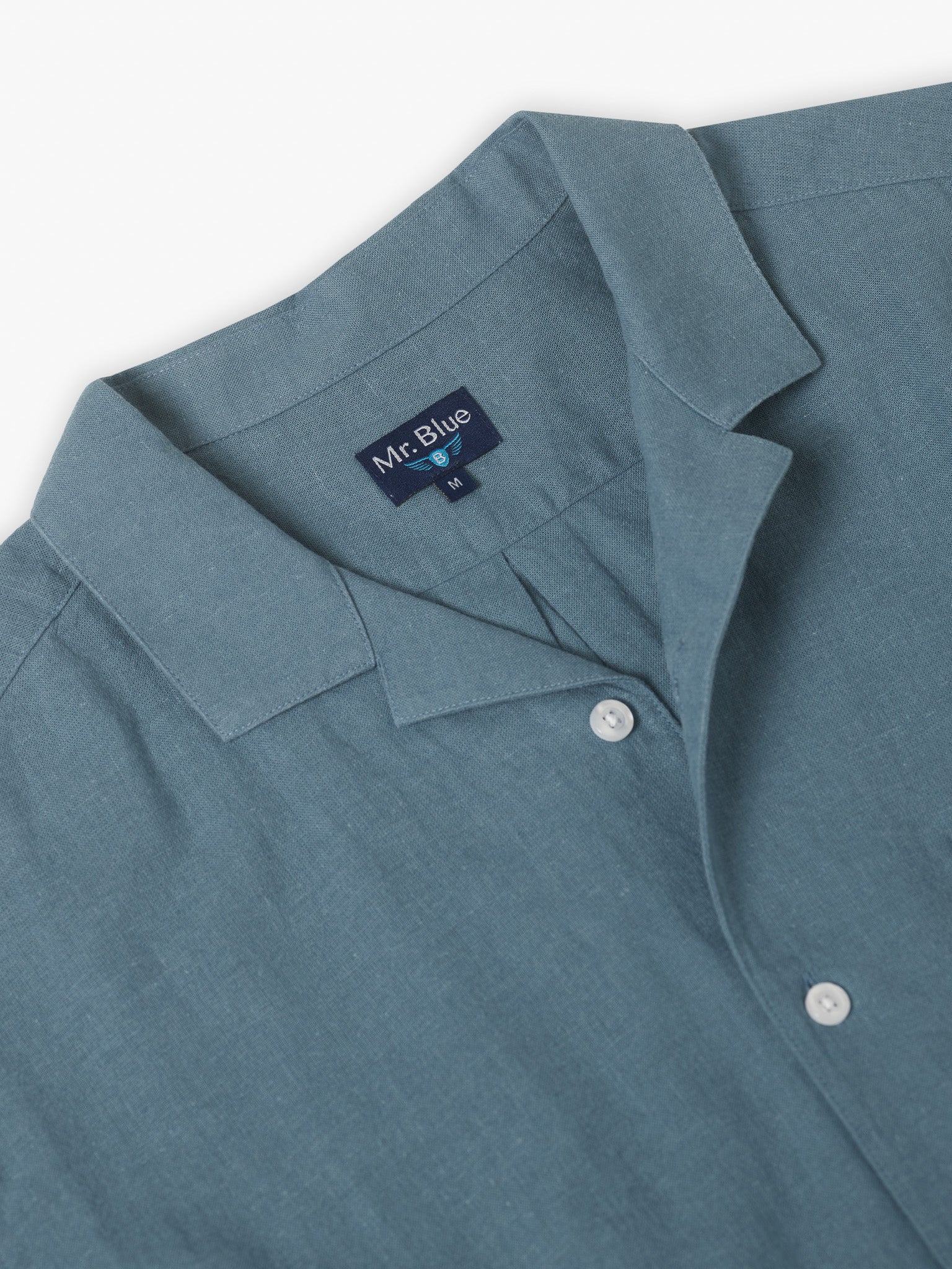 BLUE SHORT SLEEVE REGULAR FIT MR. BLUE