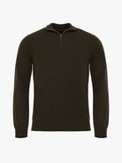 PULLOVER LÃ MERINO VERDE MANGA COMPRIDA REGULAR FIT MARK BELLUCCI