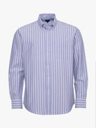 CAMISA ALGODÃO AZUL MANGA COMPRIDA REGULAR FIT MR. BLUE