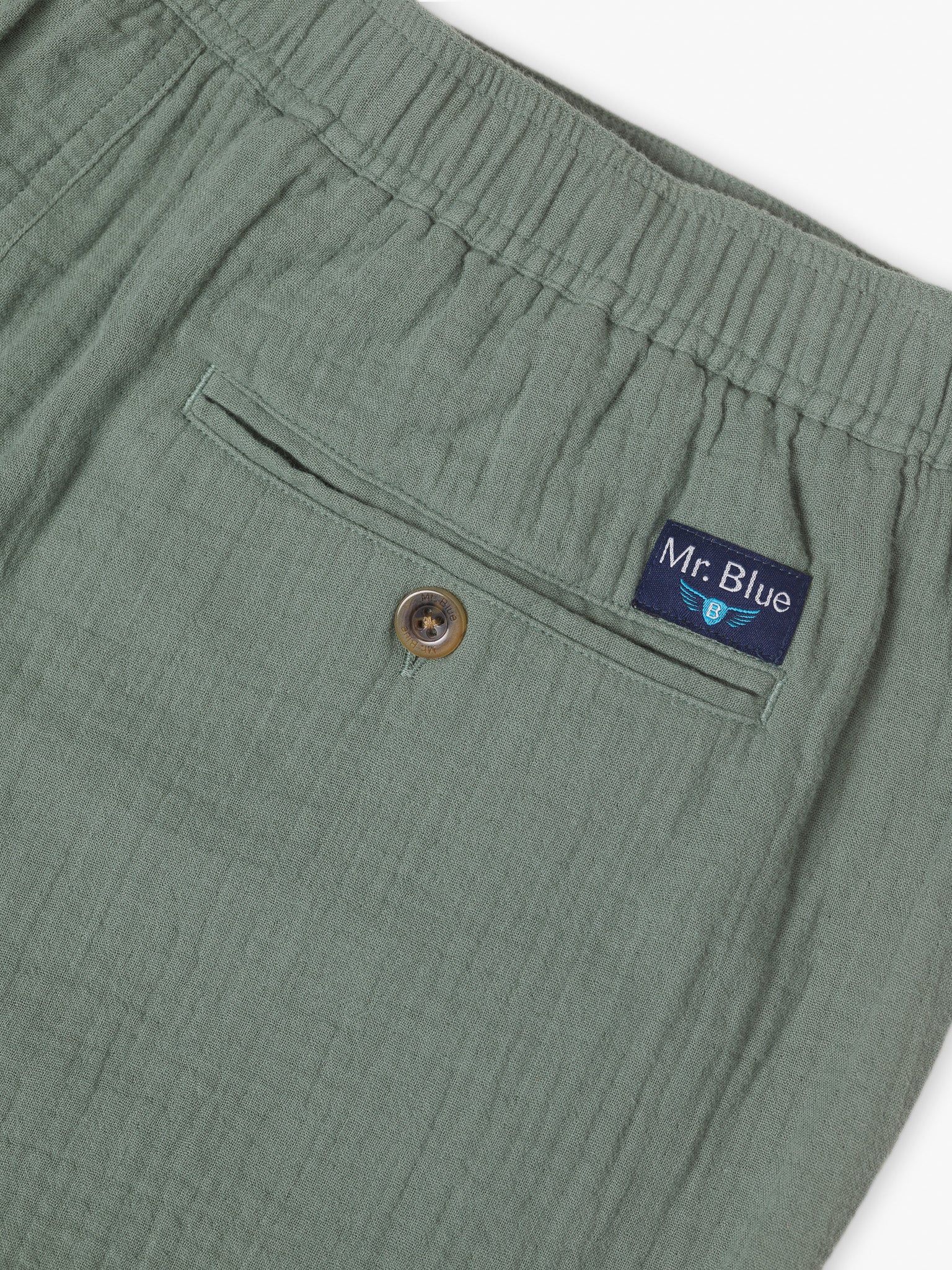 GREEN BERMUDA REGULAR FIT MR. BLUE