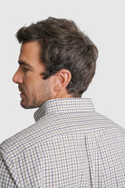 CAMISA ALGODÃO REGULAR FIT BRANCA QUADRADA MR. BLUE