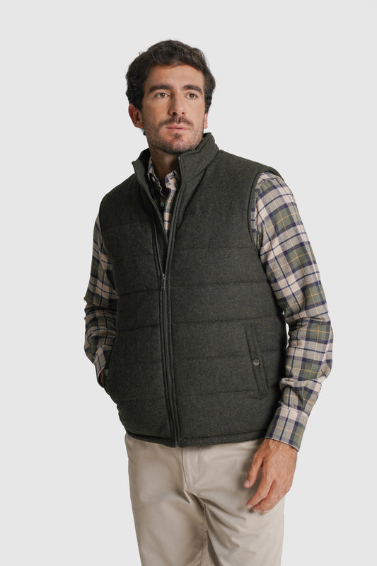 COLETE OUTROS REGULAR FIT VERDE LISO MR. BLUE