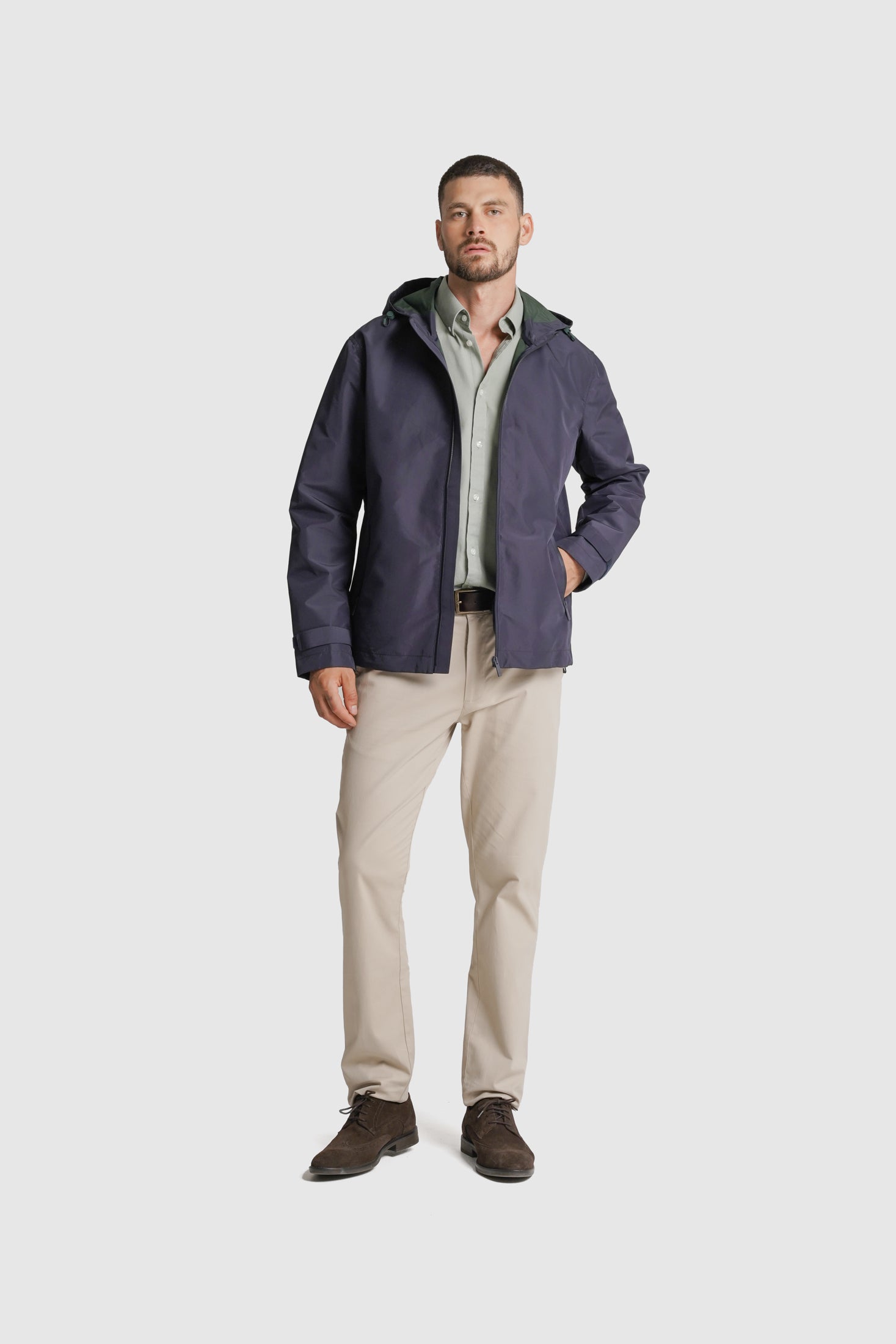 BLUSÃO OUTROS REGULAR FIT AZUL LISO MR. BLUE