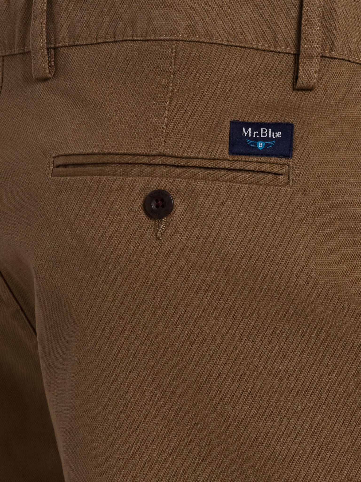 Calça Algodão Castanhas Regular Fit Mr. Blue