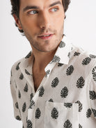 Camisa Regular Fit Linho Cinzenta Mr. Blue