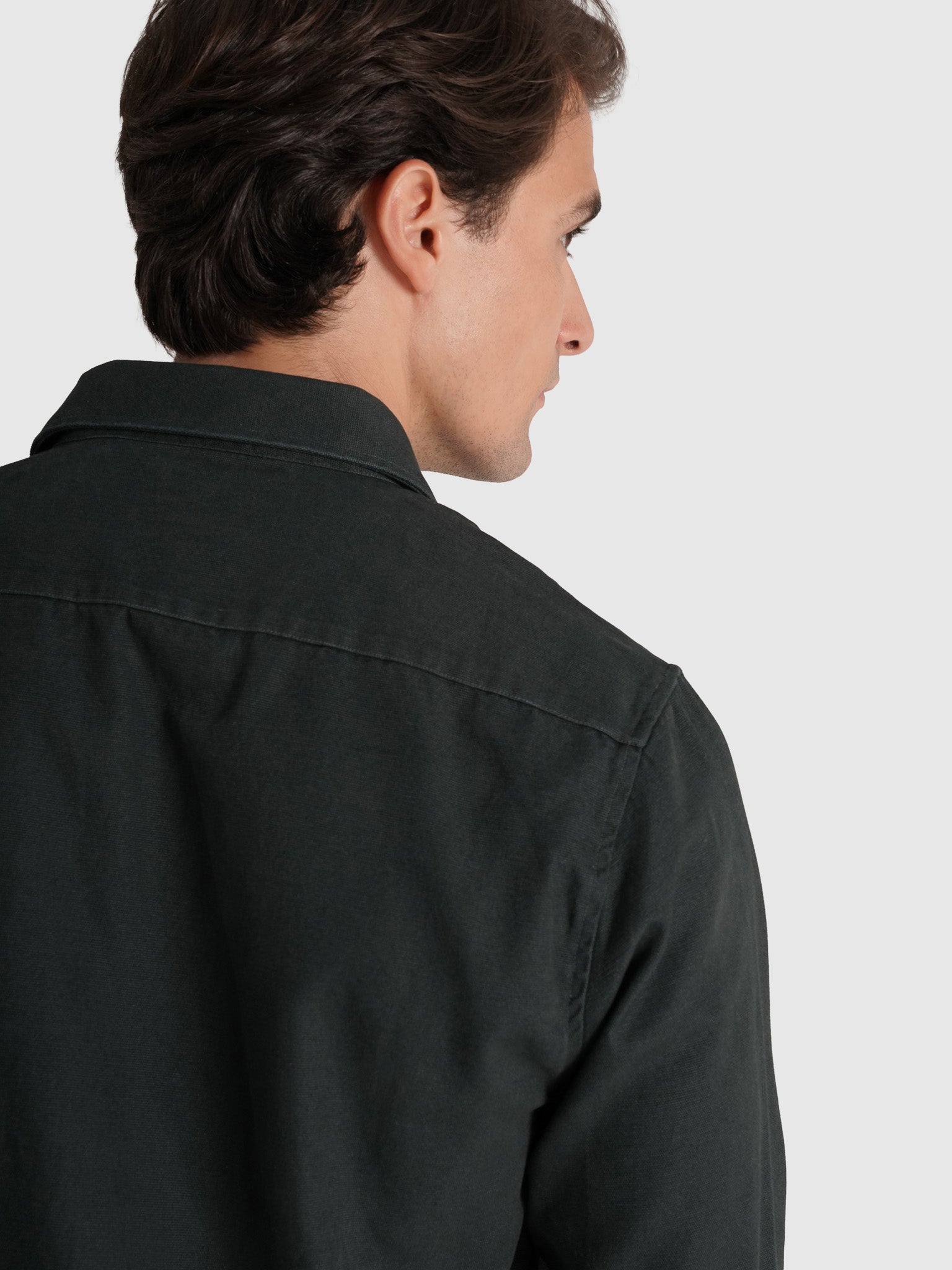 SOBRECAMISA ALGODÃO CINZENTA MANGA COMPRIDA REGULAR FIT MARK BELLUCCI