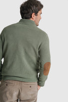 PULLOVER LÃ REGULAR FIT VERDE LISO MR. BLUE