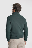 PULLOVER CAXEMIRA REGULAR FIT VERDE LISO MR. BLUE