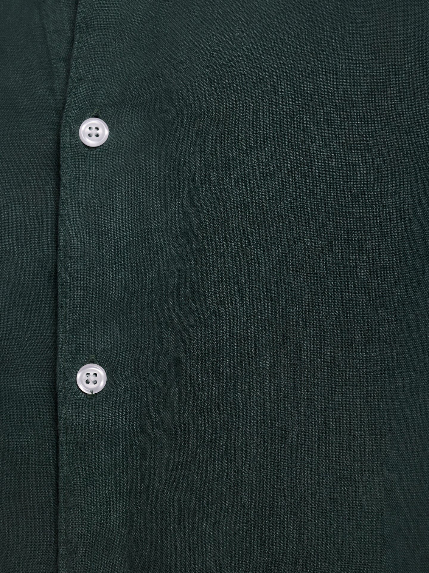 Camisa Linho Verde Manga Comprida Tailored Fit Mr. Blue