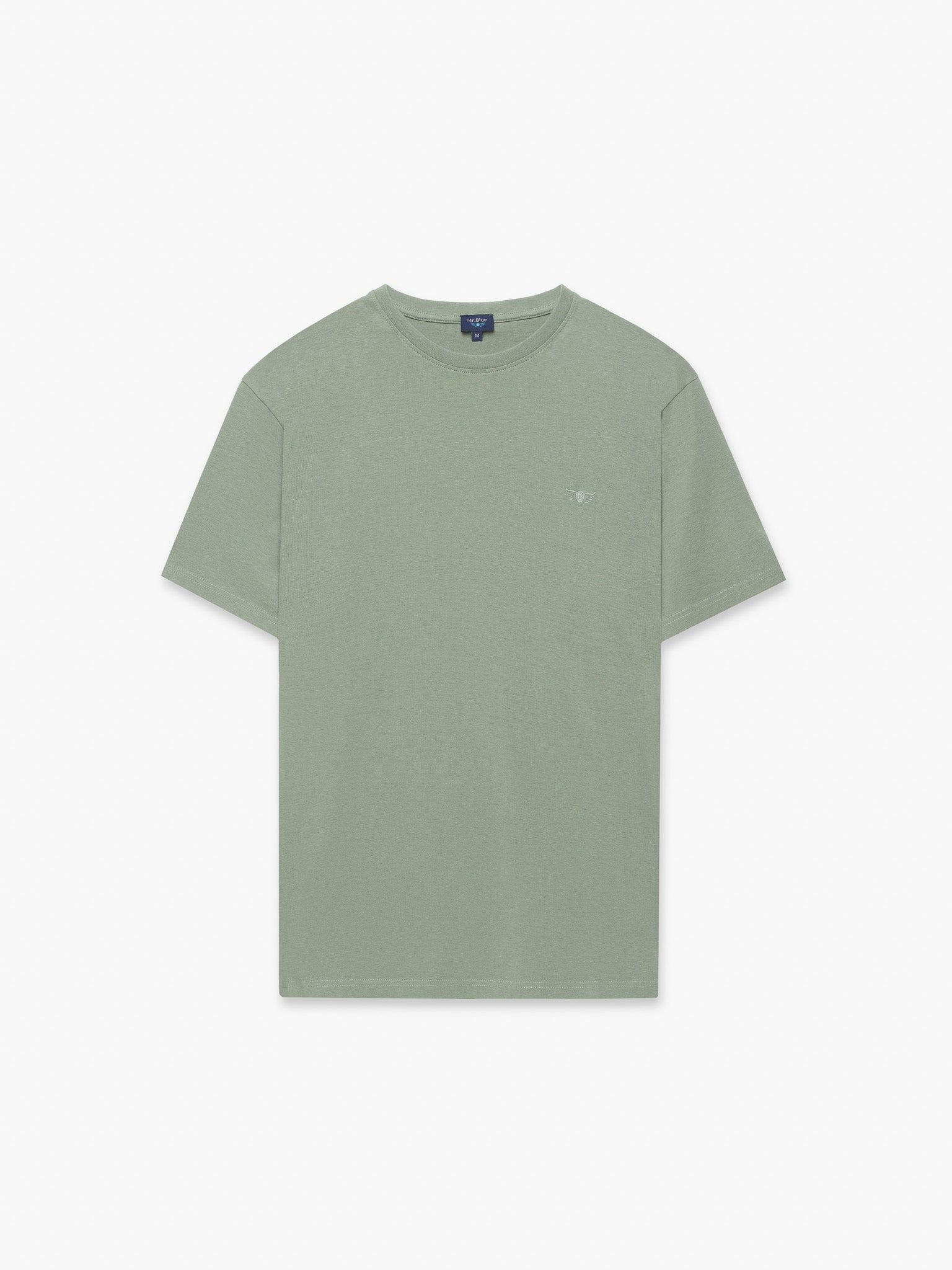 T-SHIRT VERDE MANGA CURTA REGULAR FIT MR. BLUE